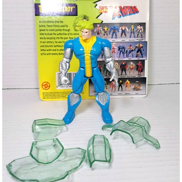 1994 Marvel's Uncanny X-MEN Trevor Fitzroy 5" ToyBiz Action Figure & Accessories - Picture 5 of 5